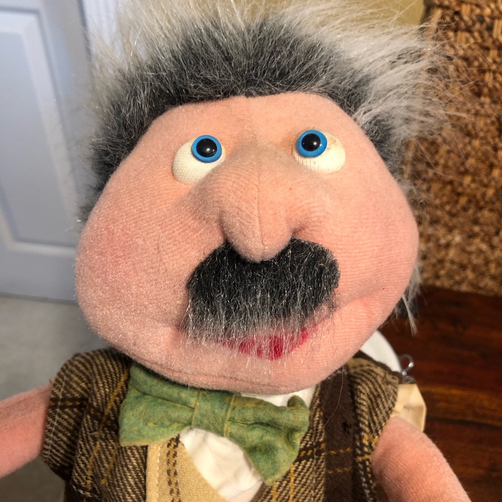 Sher Stuff Doll Ryan Gourley 1985 Soft Sculpt Plush Vintage Folk Art 18"